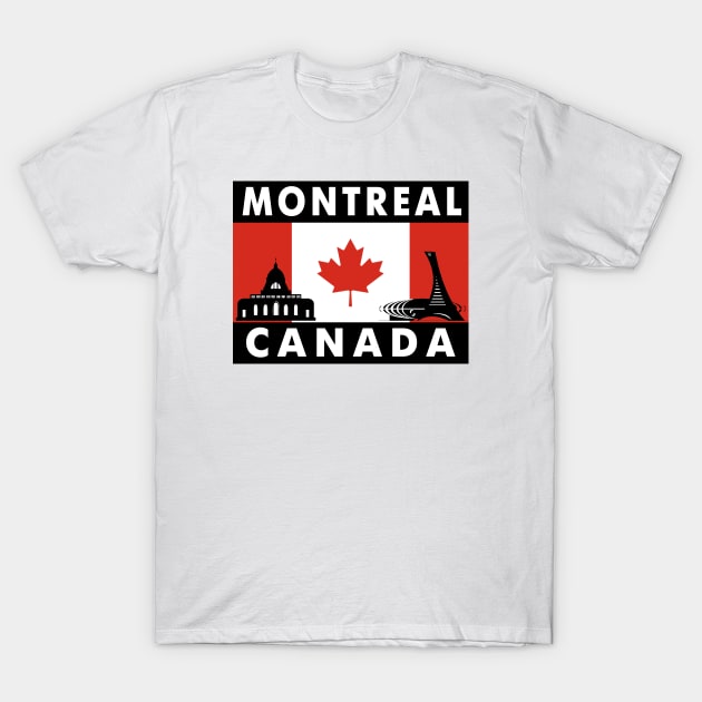 Montreal - Canada T-Shirt by PiedPiper